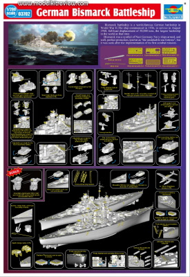 Trumpeter German Bismarck Battleship